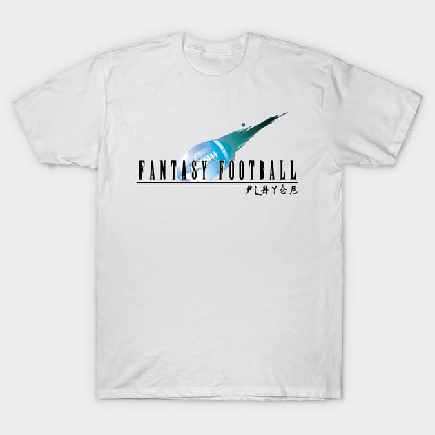 Fantasy Football Player T-Shirt by elblackbat